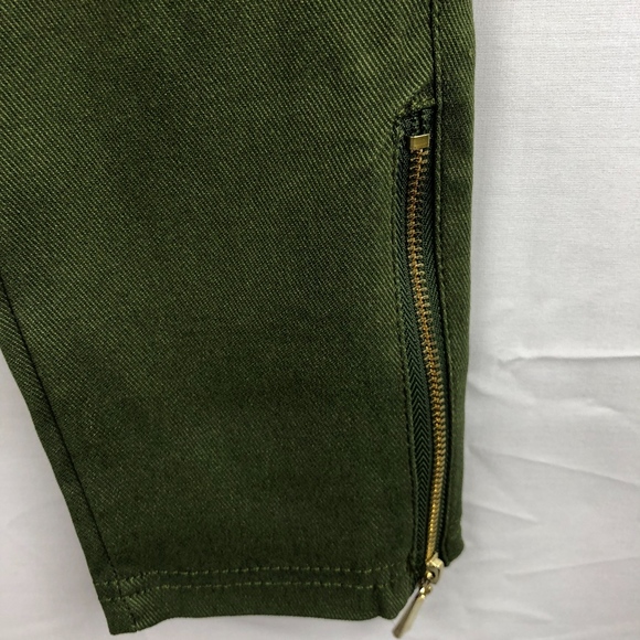 Olive Moto Biker Leggings- Plus Size - Picture 5 of 5